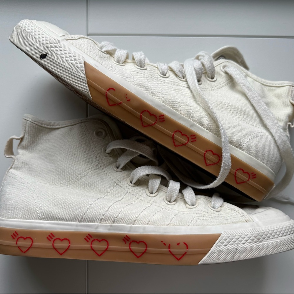 Adidas Originals Nizza Hi Human Made – White – US 8 – Brand New